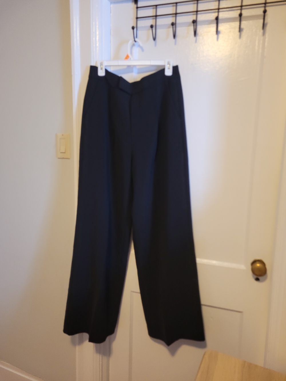 ESQUALO Black Wide-Leg Women's Trousers